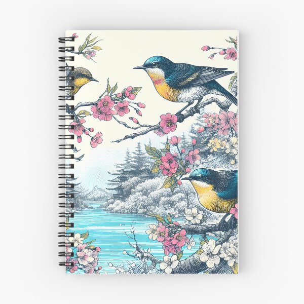 Item preview, Sakura Nightingales' Lake Bliss designed and sold by inkNext.