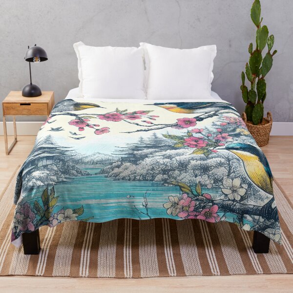 Item preview, Sakura Nightingales' Lake Bliss designed and sold by inkNext.
