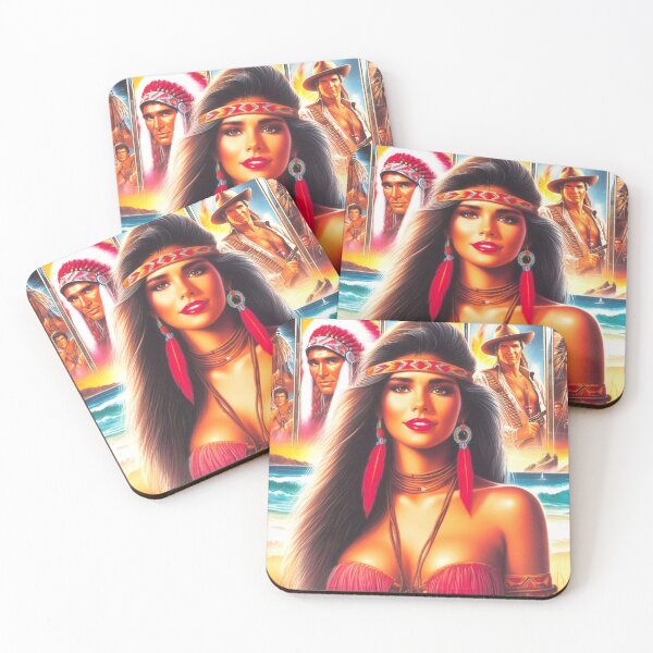 Item preview, Mujer nativa retro designed and sold by PulpVintage.