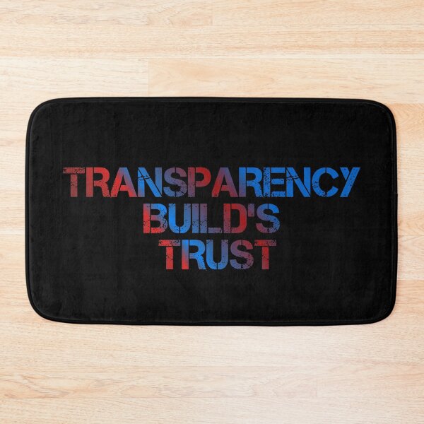Item preview, Transparency Build's Trust designed and sold by ZooStateofMind.