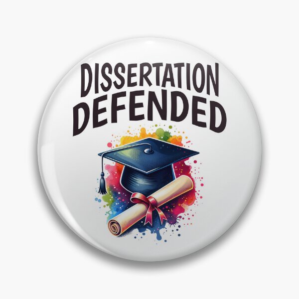 Item preview, Dissertation Defended | PhD Graduation Gift | Doctorate Graduation Gift | PhD Thesis Defense | PhD Completion | Dissertation Defense | PhD Graduation Day designed and sold by jadedscientist.