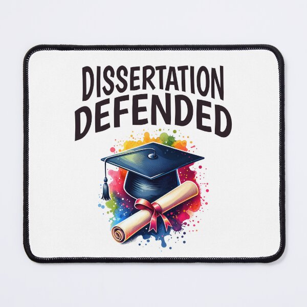 Item preview, Dissertation Defended | PhD Graduation Gift | Doctorate Graduation Gift | PhD Thesis Defense | PhD Completion | Dissertation Defense | PhD Graduation Day designed and sold by jadedscientist.