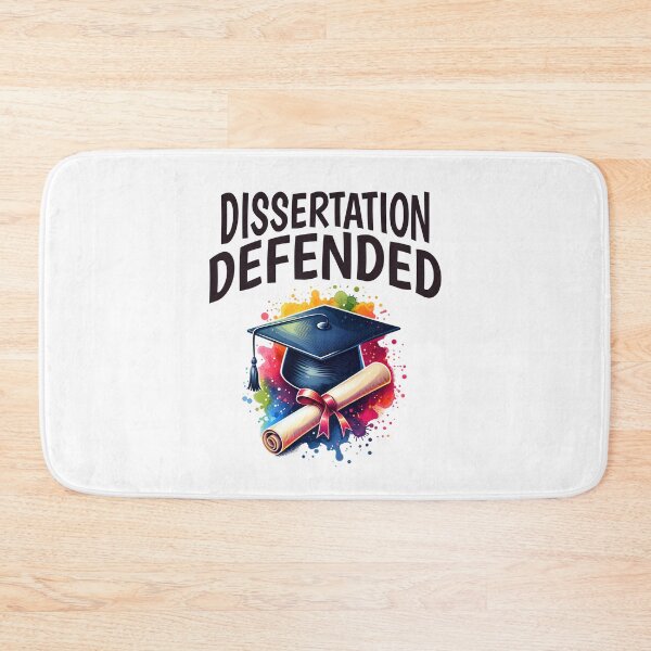 Item preview, Dissertation Defended | PhD Graduation Gift | Doctorate Graduation Gift | PhD Thesis Defense | PhD Completion | Dissertation Defense | PhD Graduation Day designed and sold by jadedscientist.