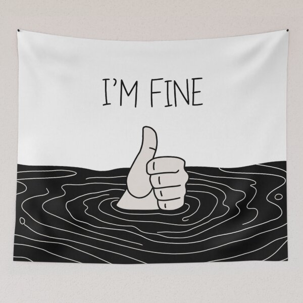 Item preview, I'm fine Submerged  designed and sold by Coollzone.