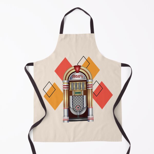 Item preview, Retro 1950s Jukebox Vintage Music Design designed and sold by Fantacaroo Designs.