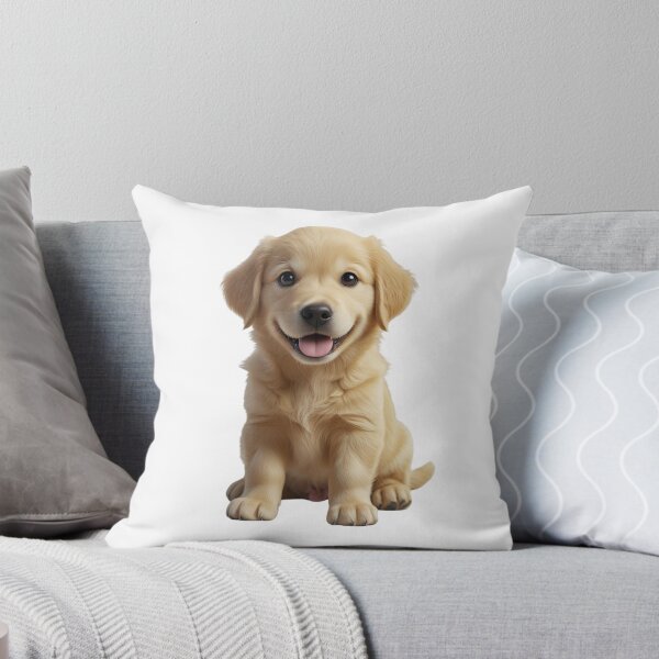 Artikelvorschau, Golden Retriever Welpe T-Shirt Design für Kinder, Kleinkinder, Baby T-Shirt, Baby Einteiler Größen entworfen und verkauft von Gebsmedia.