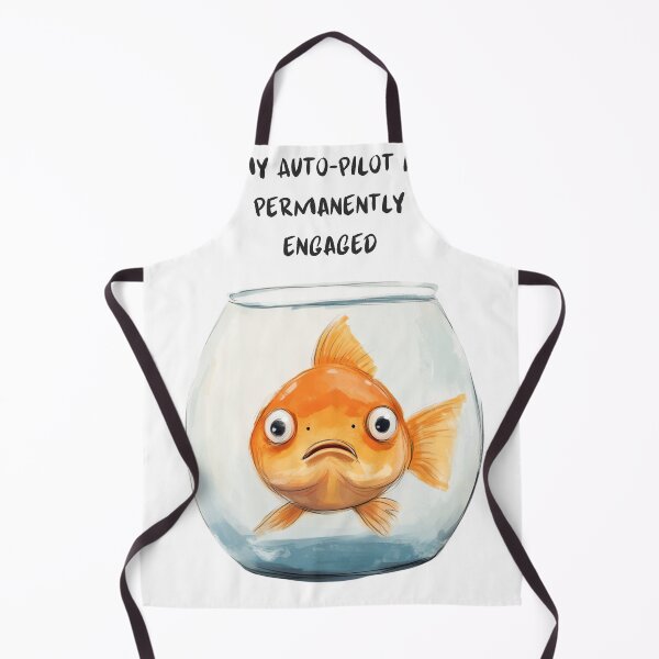Item preview, Auto Pilot Anxiety Fish | Funny Quotes, Phrases and Memes | Stickers and Shirts designed and sold by Envision Designs.