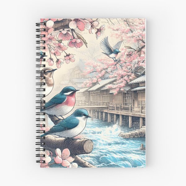 Item preview, Sakura Nightingales' River Sanctuary designed and sold by inkNext.