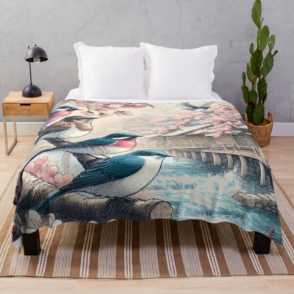 Item preview, Sakura Nightingales' River Sanctuary designed and sold by inkNext.