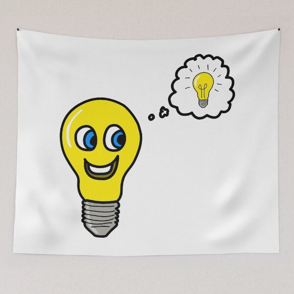 Item preview, Lightbulb having an idea designed and sold by GetContented.