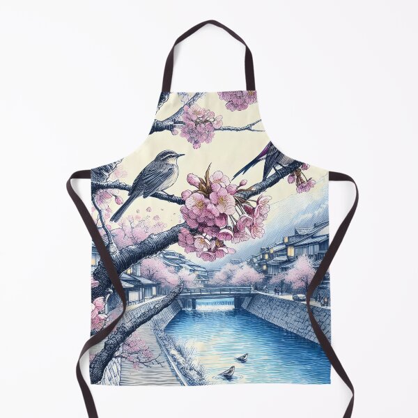 Item preview, Sakura Nightingales' River Bliss designed and sold by inkNext.