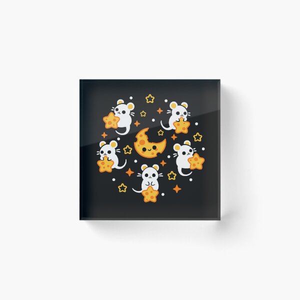 Item preview, Universe of cute mice and cheese designed and sold by NemiMakeit.