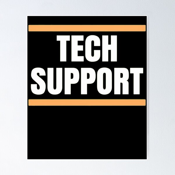 Item preview, Funny TECH SUPPORT designed and sold by studiopekepeke.