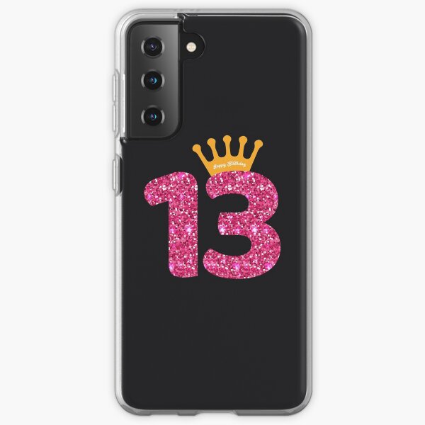 13th Queens Crow Happy Birthday for Girls Samsung Galaxy Soft Case
