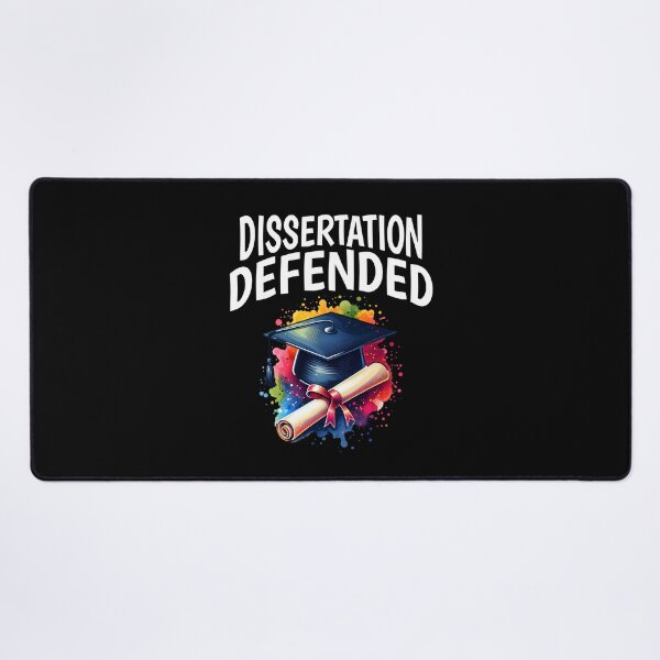 Item preview, Dissertation Defended | PhD Graduation Gift | Doctorate Graduation Gift | PhD Thesis Defense | PhD Completion | PhD Graduation Day | Dissertation Defense designed and sold by jadedscientist.