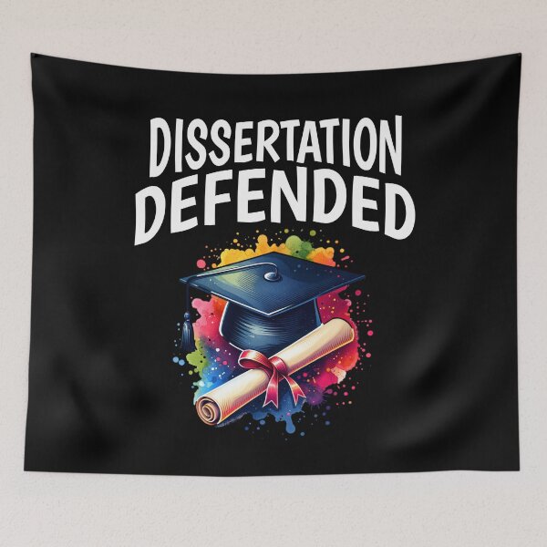 Item preview, Dissertation Defended | PhD Graduation Gift | Doctorate Graduation Gift | PhD Thesis Defense | PhD Completion | PhD Graduation Day | Dissertation Defense designed and sold by jadedscientist.
