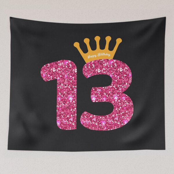Item preview, 13th Queens Crow Happy Birthday for Girls designed and sold by melsens.