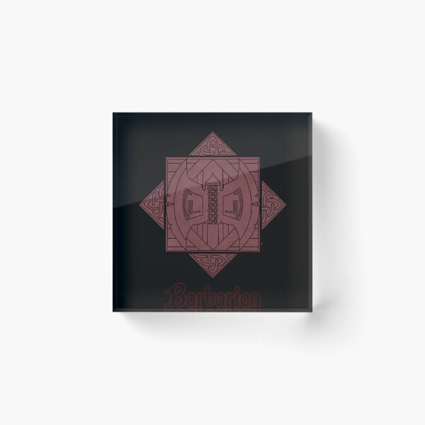 Item preview, Barbarian Class Emblem designed and sold by Chaos Bound Designs.