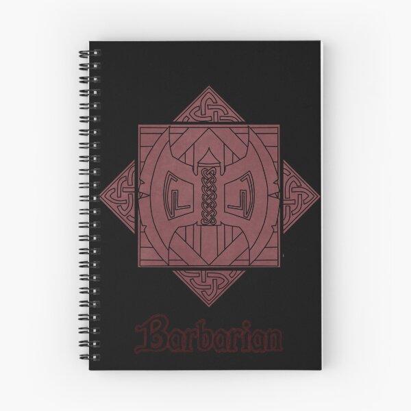 Aperçu de l'œuvre Emblème de classe barbare créée et vendue par Chaos Bound Designs.