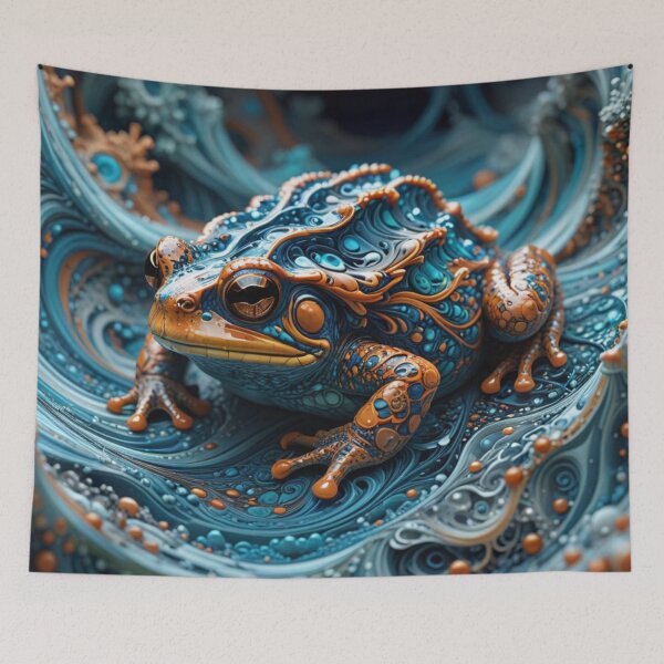 Item preview, Enchanted Dreamscape Amphibian designed and sold by Harmonic_Layers.