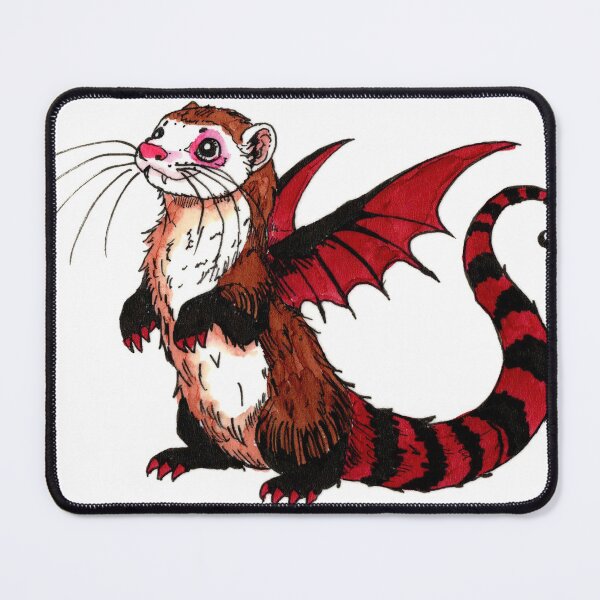 Item preview, Dragon Ferret-pire designed and sold by Scribbles & Doodles by Jinx.
