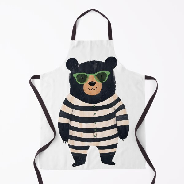 Item preview, Teddy bear with striped jumpsuit and glasses designed and sold by vambrosio15.