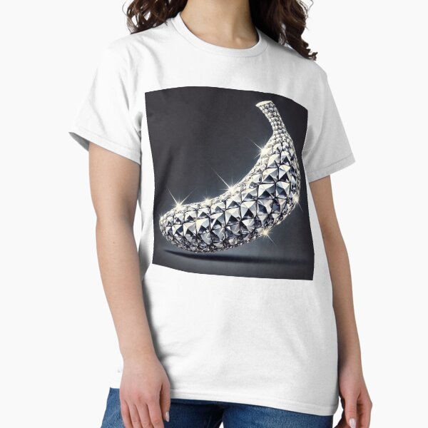 Title: Diamond-Encrusted Banana – Ultimate Luxury Classic T-Shirt