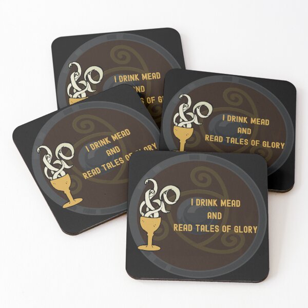 Item preview, I Drink Mead And Read Tales Of Glory T-Shirt Perfect For Nordic Mythology designed and sold by EvocatiVerse.