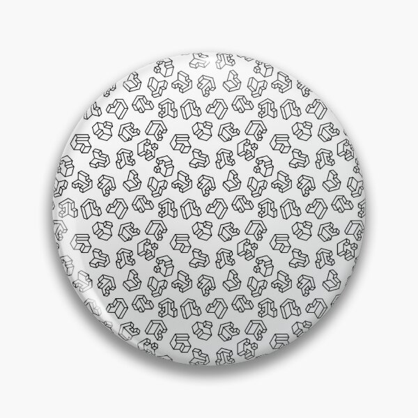 Item preview, Isometric cubes pattern designed and sold by LowPolyGKDesign.
