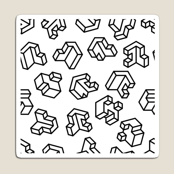 Artikelvorschau, Isometrisches Würfelmuster entworfen und verkauft von LowPolyGKDesign.