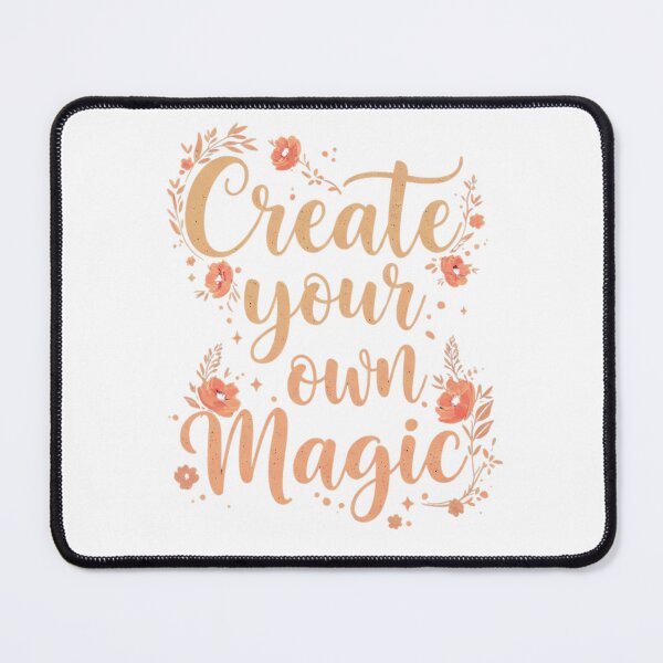 Item preview, Create Your Own Magic Floral Art | Inspirational Quote & Motivational Design designed and sold by MaqueCreation.