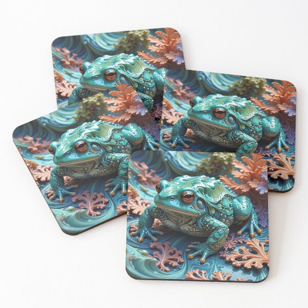 Item preview, Trippy Hypnotic Frog Art designed and sold by Harmonic_Layers.