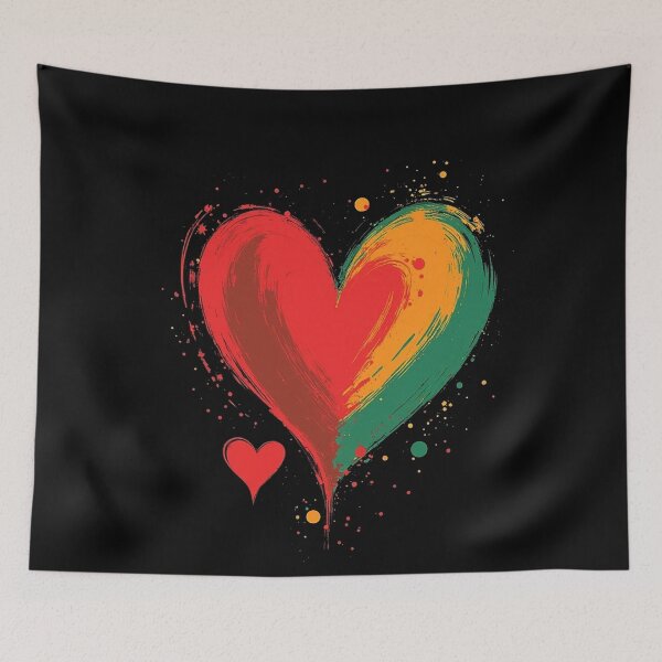 Item preview, African Heart Black History Month African American designed and sold by studiopekepeke.