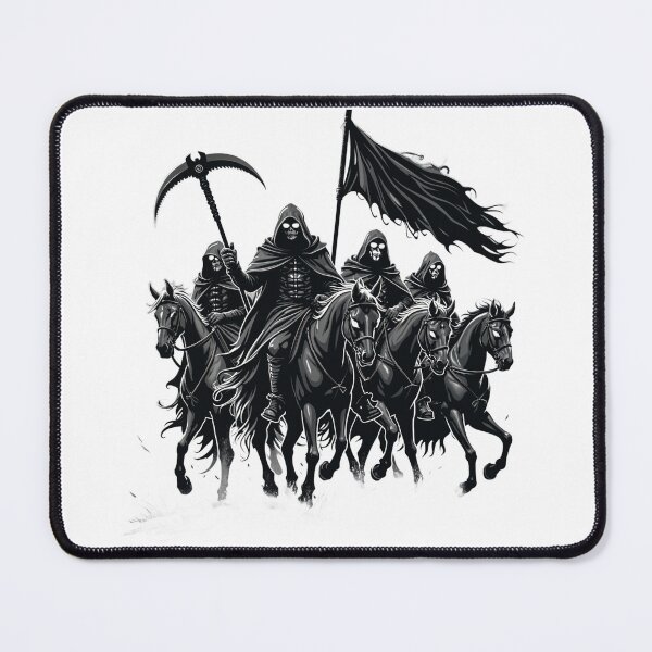 Item preview, The Four Horsemen – Apocalyptic Dark Fantasy Art designed and sold by akhdesigns7.