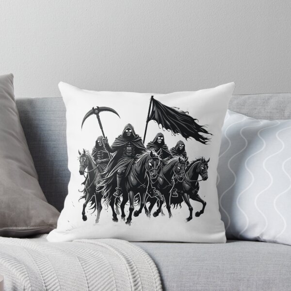 Item preview, The Four Horsemen – Apocalyptic Dark Fantasy Art designed and sold by akhdesigns7.