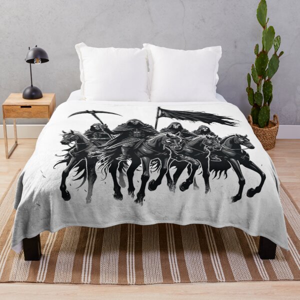 Item preview, The Four Horsemen – Apocalyptic Dark Fantasy Art designed and sold by akhdesigns7.