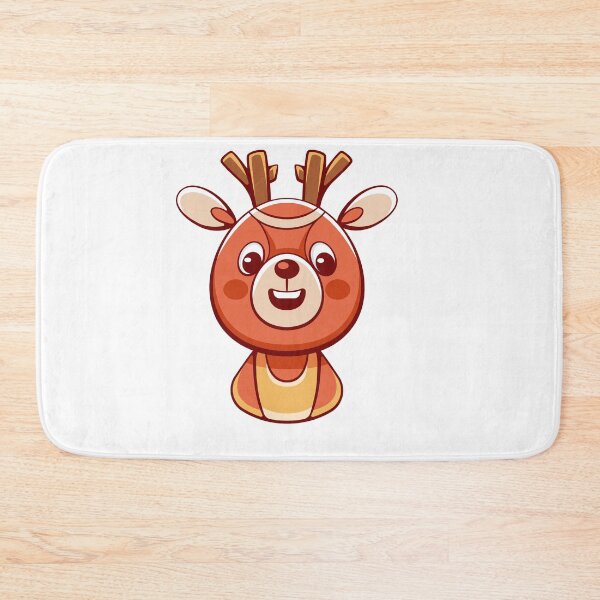 Item preview, Cute good-natured deer in cartoon style designed and sold by xiukab.