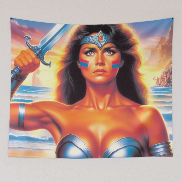 Item preview, Warrior Woman designed and sold by PulpVintage.