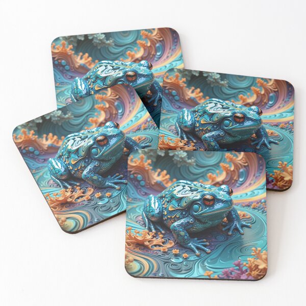 Item preview, Neon Amphibian Wonderland designed and sold by Harmonic_Layers.