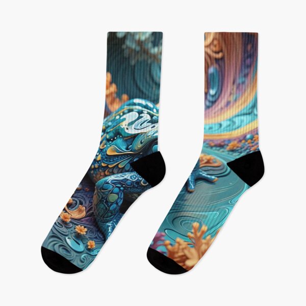 Item preview, Neon Amphibian Wonderland designed and sold by Harmonic_Layers.