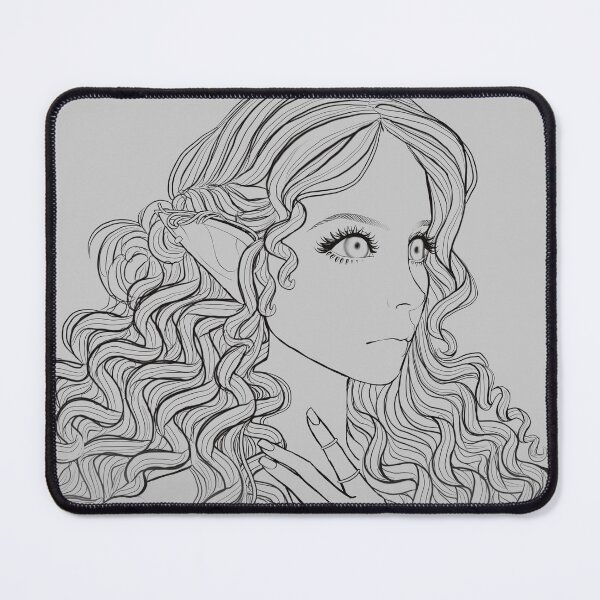 Aperçu de l'œuvre Manhwa Elfe - Dessin au trait créée et vendue par TeaAragonArt.