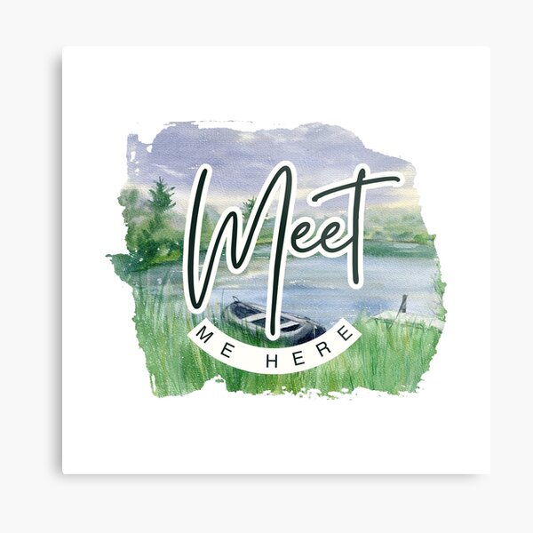 Item preview, Meet Me Here - At The Lake by Linavi designed and sold by Linavi.