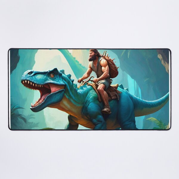 Item preview, Prehistoric Warrior – The Dinosaur Rider designed and sold by GrizzlyCollective.