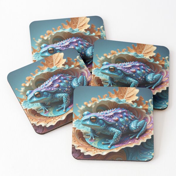 Item preview, Whimsical Swirling Frog Dream designed and sold by Harmonic_Layers.