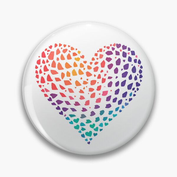 Item preview, Heart Shape Rainbow Colors designed and sold by VacationShop.
