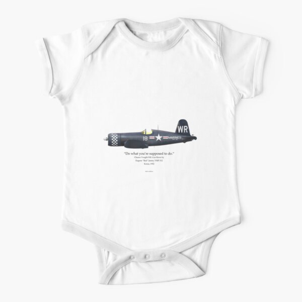 Do What You're Supposed to Do - F4U-4 Short Sleeve Baby One-Piece