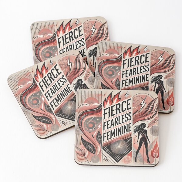 Item preview, Fierce, Fearless Feminine designed and sold by Picturit.