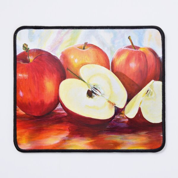 Item preview, RED APPLES PAINTING - Apples colorful wall art print designed and sold by Danicus666.
