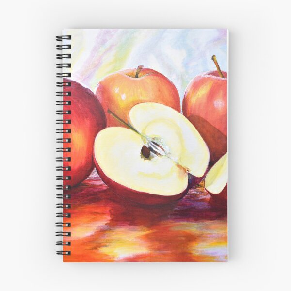 Item preview, RED APPLES PAINTING - Apples colorful wall art print designed and sold by Danicus666.