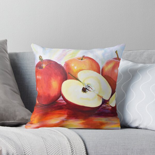 Item preview, RED APPLES PAINTING - Apples colorful wall art print designed and sold by Danicus666.